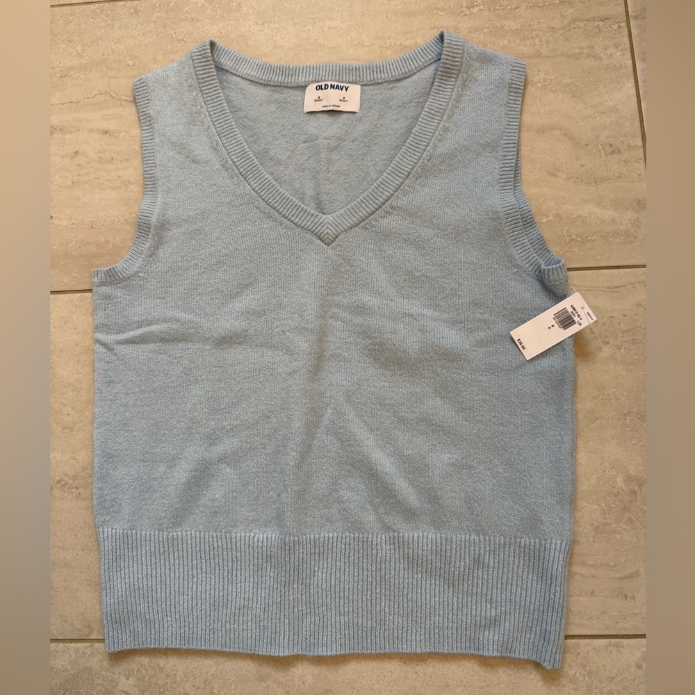 Light Blue Sweater Vest